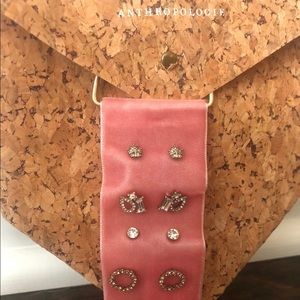 Anthropologie Delicate Earrings Set Stud